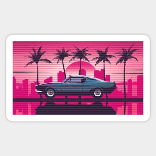 Retro Car Sticker